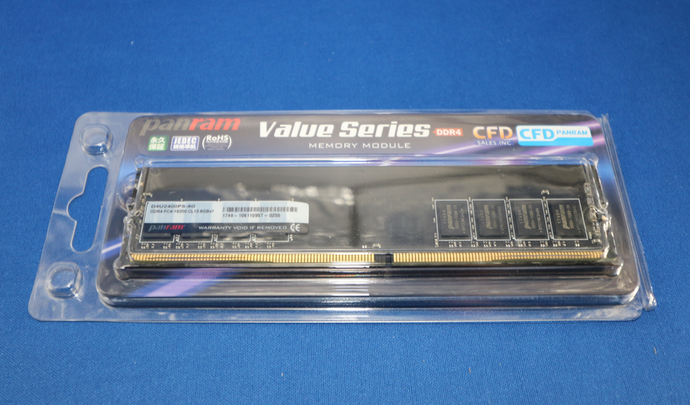 DDR4-2400-8GBメモリ